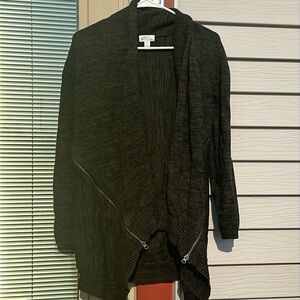 Market & Spruce, Size Medium, Olive Green Cardigan